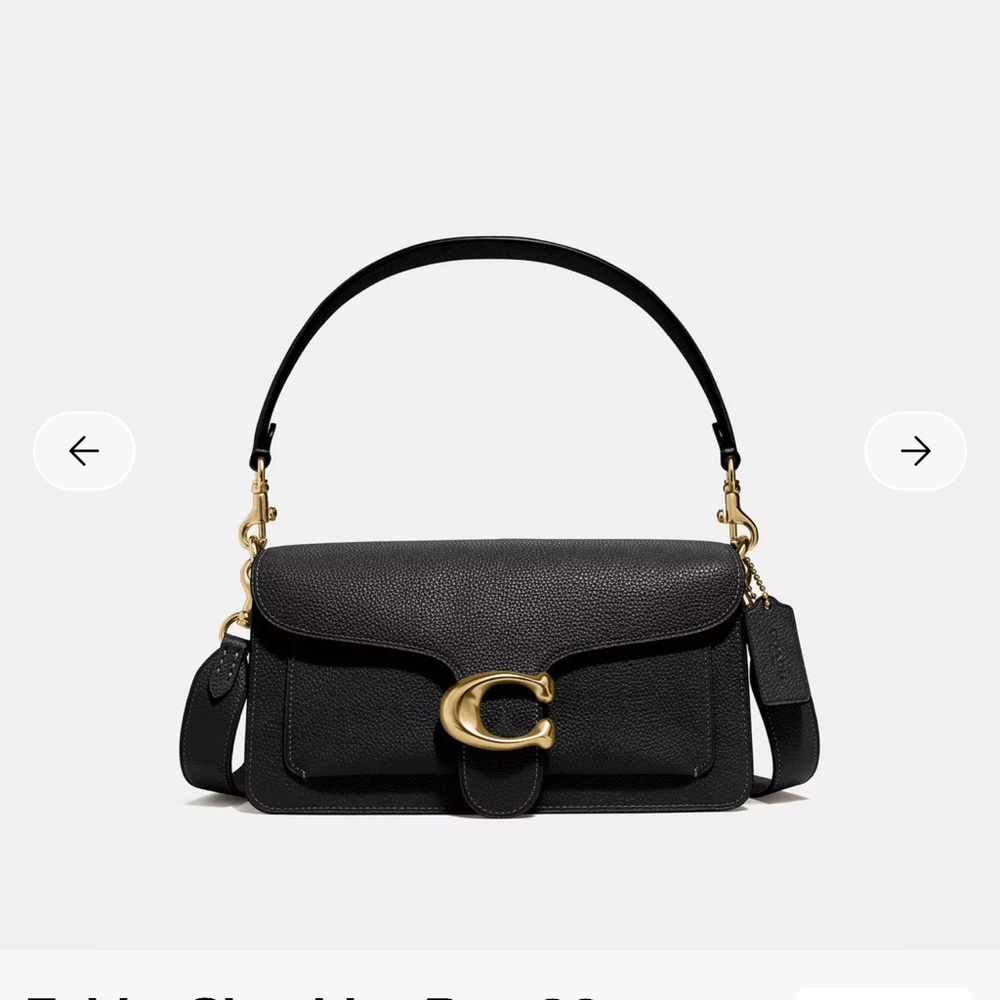 Coach Tabby Black 26 Shoulder Bag - Picture 1 of 5